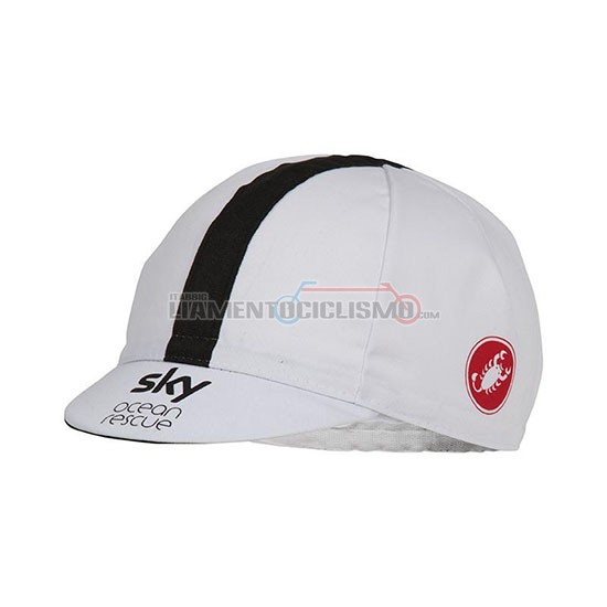 2018 Sky Cappello Ciclismo Ciclismo Bianco